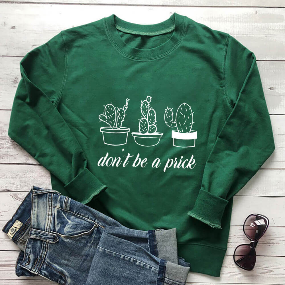Cactus Print New T-Shirt and Long Sleeve Sweatshirt