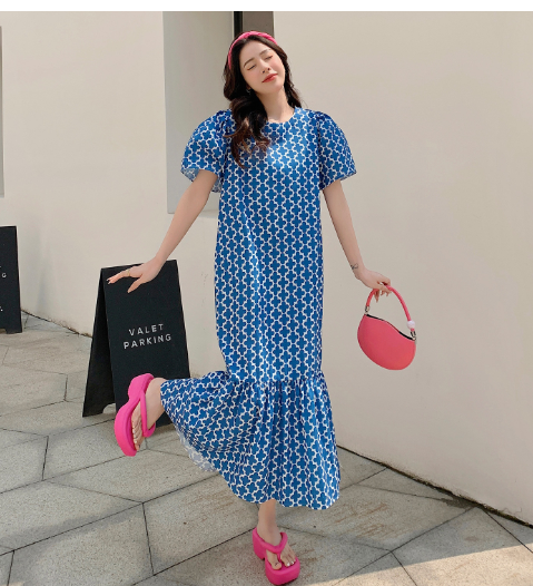 Black Floral Fairy Dress 2019 Summer Loose Chiffon