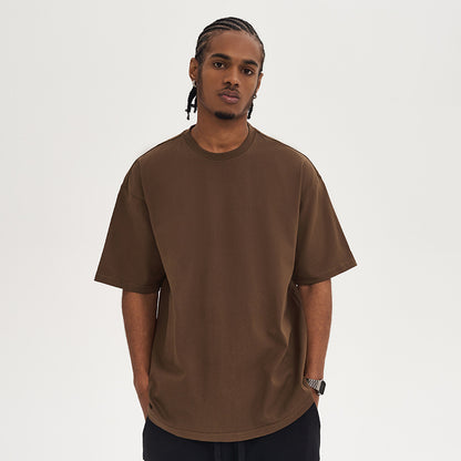 280G Cotton Loose Fit Crew Neck T-Shirt for Men