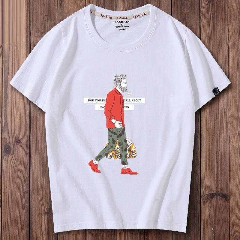 New Fashion Brand Men's Plus Size Hip Hop T-Shirt