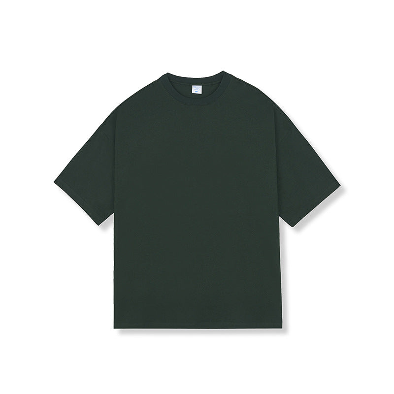 280G Cotton Loose Fit Crew Neck T-Shirt for Men