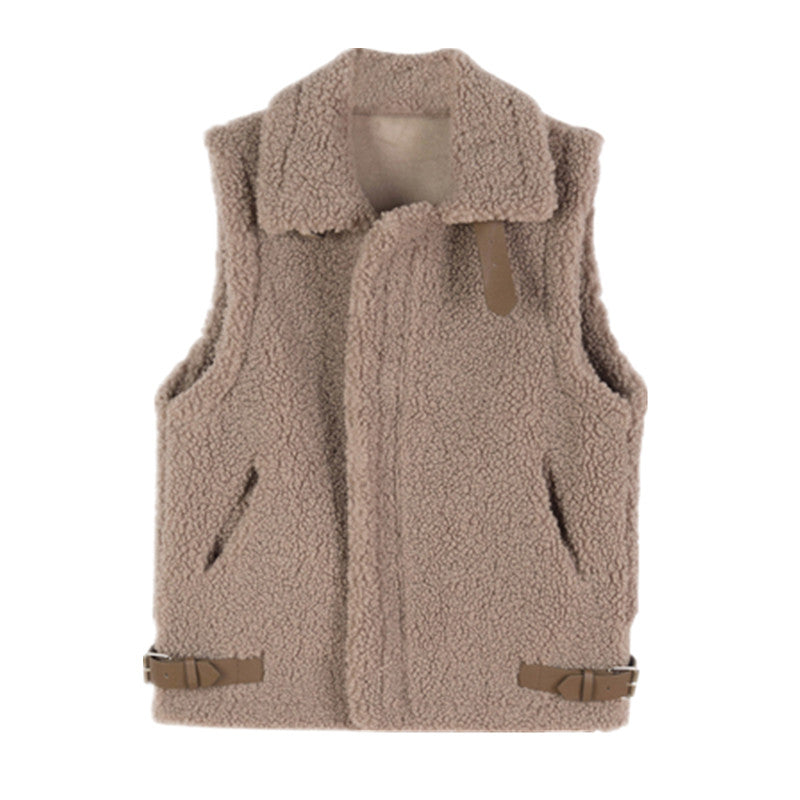 2020 Autumn Winter Women's Fleece Vest Jacket