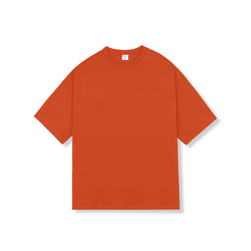 280G Cotton Loose Fit Crew Neck T-Shirt for Men