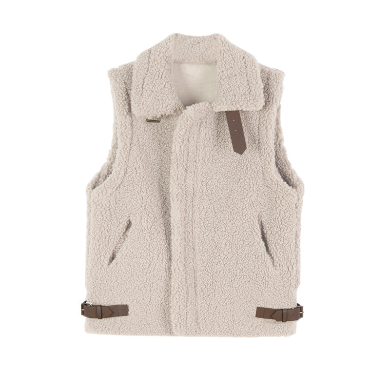 2020 Autumn Winter Women's Fleece Vest Jacket