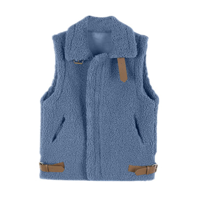 2020 Autumn Winter Women's Fleece Vest Jacket