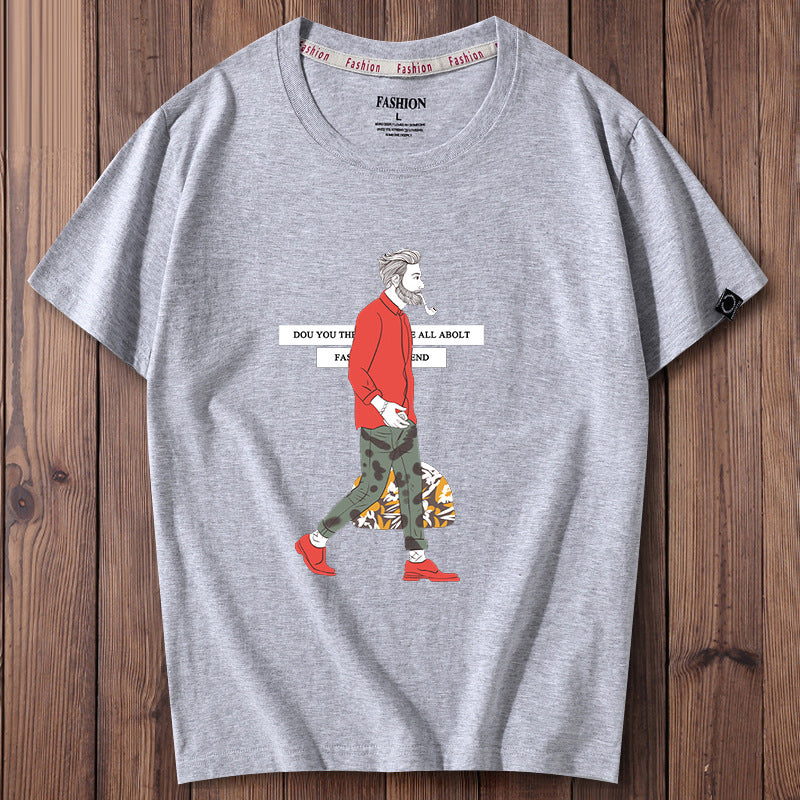 New Fashion Brand Men's Plus Size Hip Hop T-Shirt