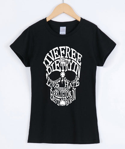Women's Skull Short Sleeve T-Shirt