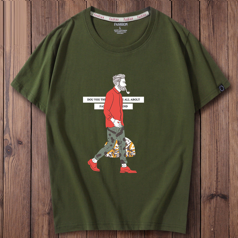 New Fashion Brand Men's Plus Size Hip Hop T-Shirt