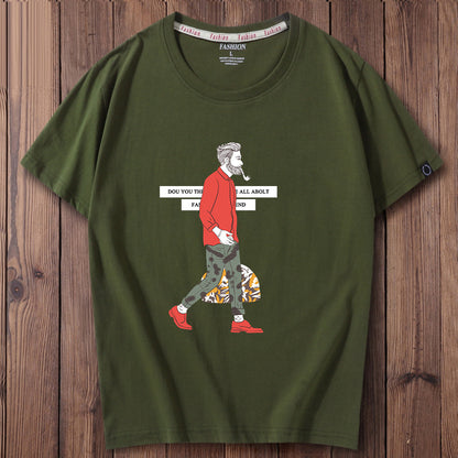 New Fashion Brand Men's Plus Size Hip Hop T-Shirt