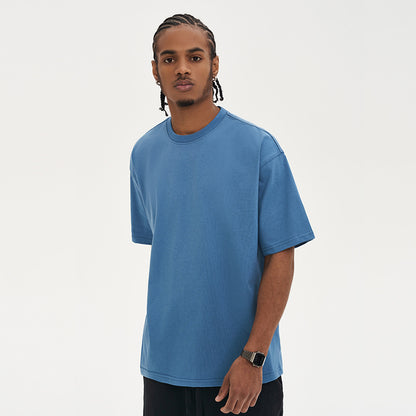 280G Cotton Loose Fit Crew Neck T-Shirt for Men