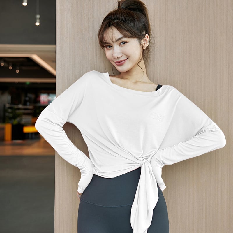 Women's Quick Dry Loose Running Blouse for Autumn